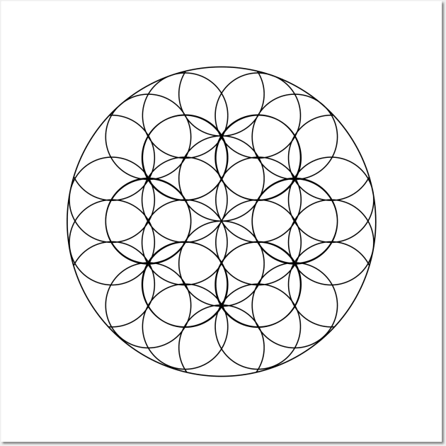 Flower of life Wall Art by hedehede